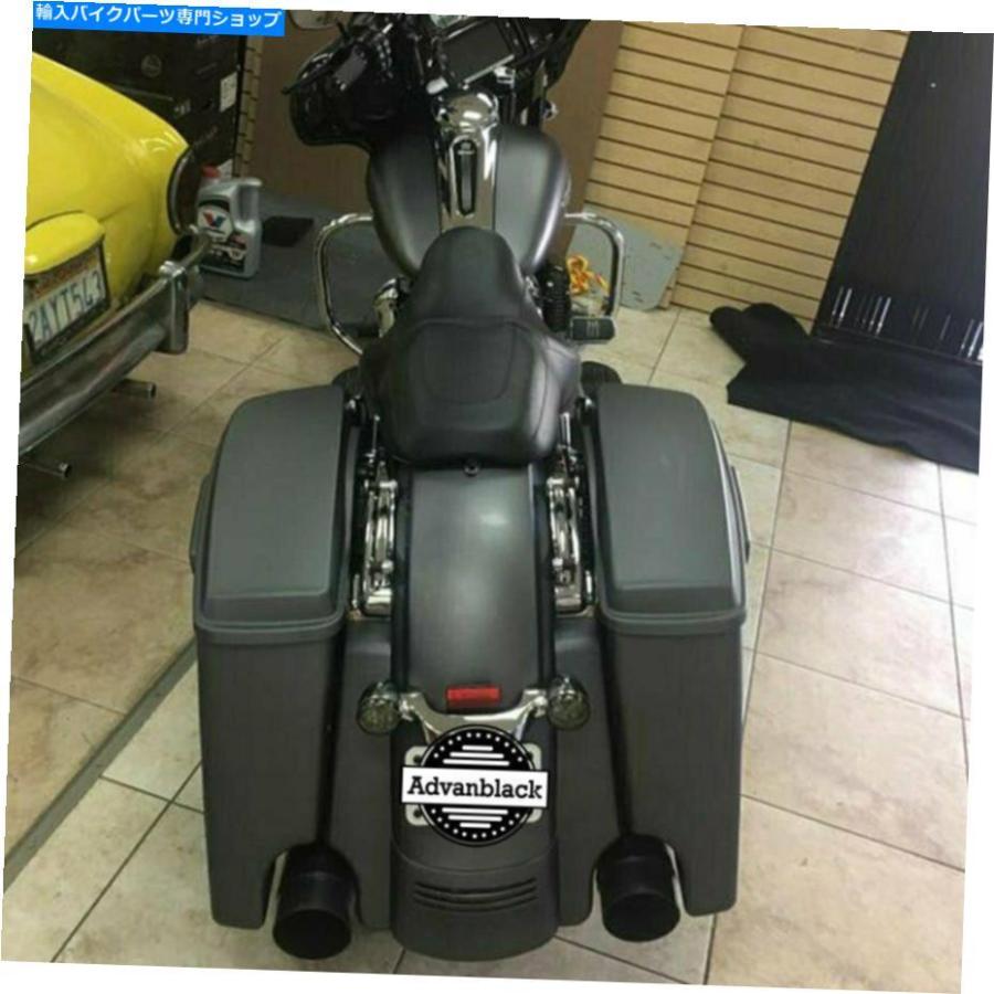 Rear Fender デニムブラックストレッチリアフェンダーエクステンションフィット2009+ハーレーダビッドソンツアー Denim Black Stretched Rear Fender バイク-フロントフェンダー-車、バイク、自転車