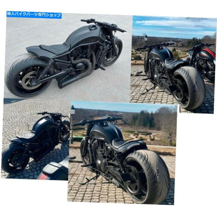 Rear Fender 布張りシート+カスタムリアフェンダーハーレーV