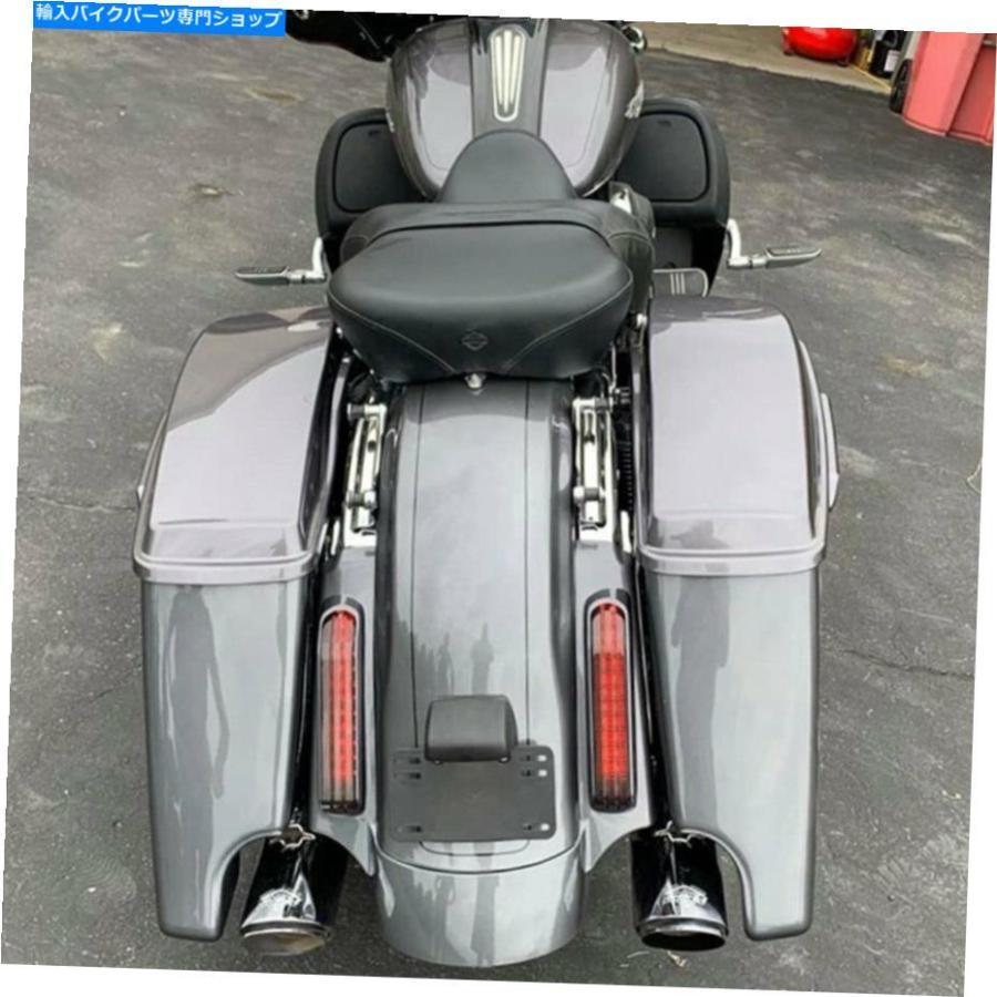 Rear Fender 14+ハーレーダビッドソンストリートロードグライドのための木炭パールCVOリアフェンダーシステム Charcoal Pearl CVO Rear Fender System