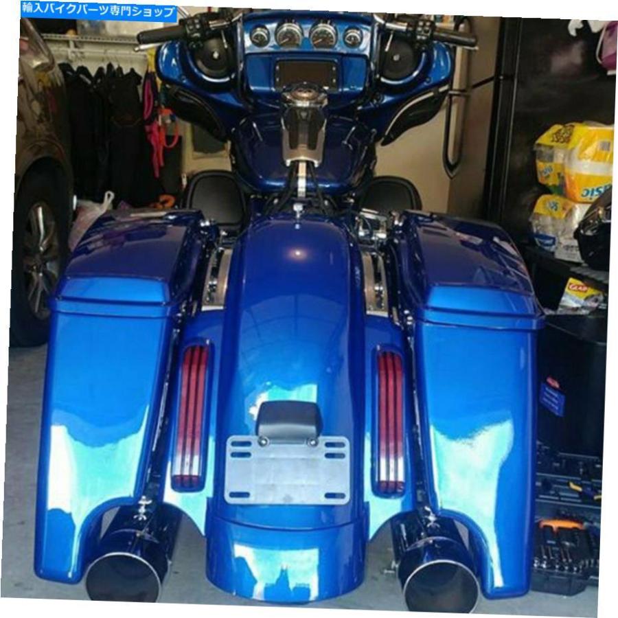 Rear Fender 14-20ハーレーダビッドソンFLHR FLTRXのためのスーペリアブルーCVOリアフェンダーシステム Superior Blue CVO Rear Fender System For 14