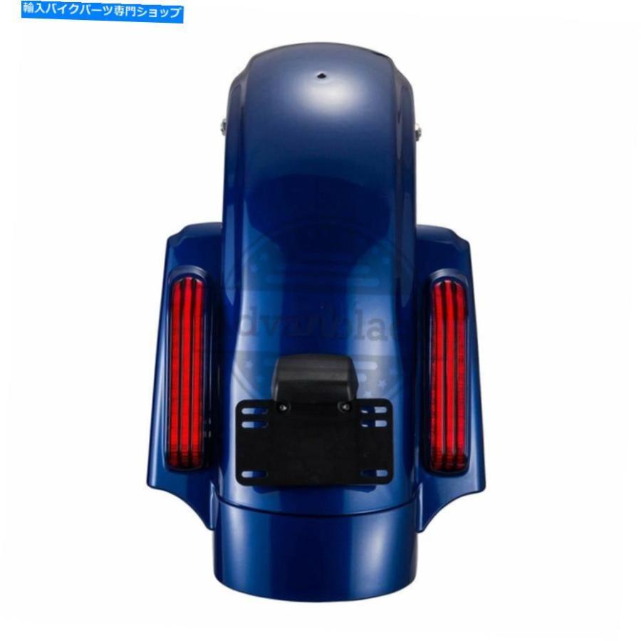 Rear Fender 14-20ハーレーダビッドソンFLHR FLTRXのためのスーペリアブルーCVOリアフェンダーシステム Superior Blue CVO Rear Fender System For 14_1