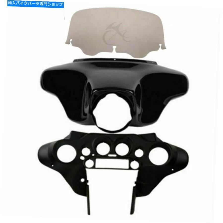 Inner Fairing ハーレーストリートグライド96-2013のためのバットウィングの内側の外側のフェアリングスモークフロントスケーンフィット Batwing Inne