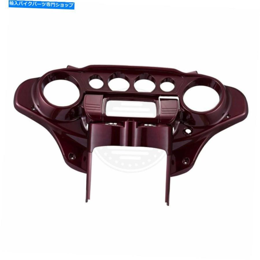 Inner Fairing ミステリアスレッドサングルバットウィングインナーカウルフェアリングキャップフィット2014-18ハーレーツーリング Mysterious Red Sun