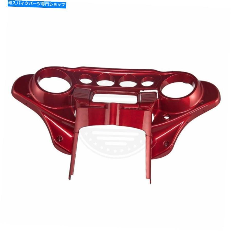 Inner Fairing 14+ハーレーツーリングのための邪悪な赤いバットウィングの内側スピードメーターカウルフェアリングキャップ Wicked Red Batwing Inner