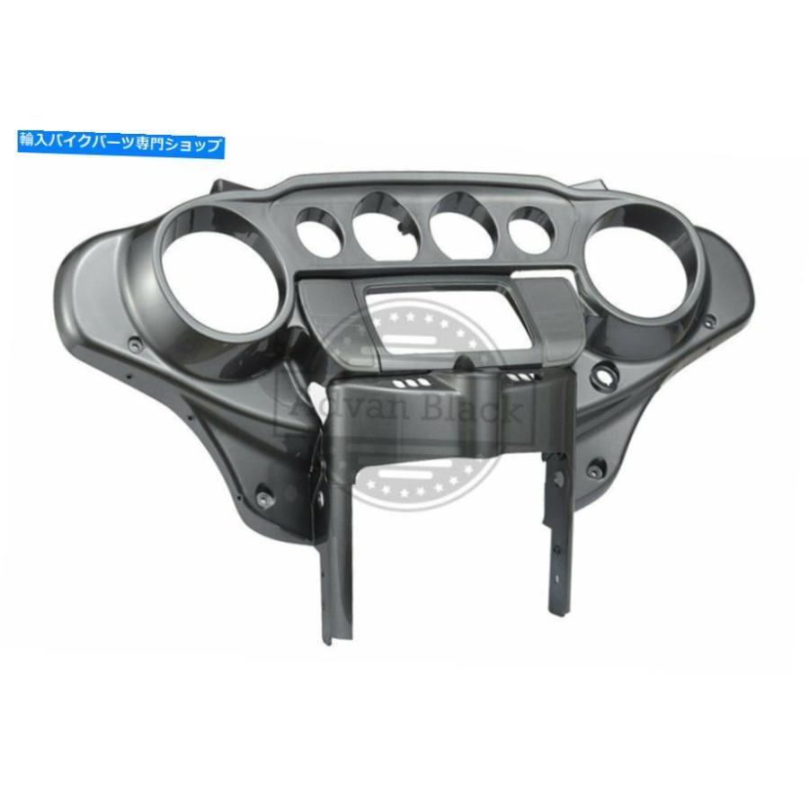 Inner Fairing チャコールパールバットウィングインナースピードメーターカウルフェアリングキャップ2014-18ハーレーツーリング Charcoal Pearl Batwi_1