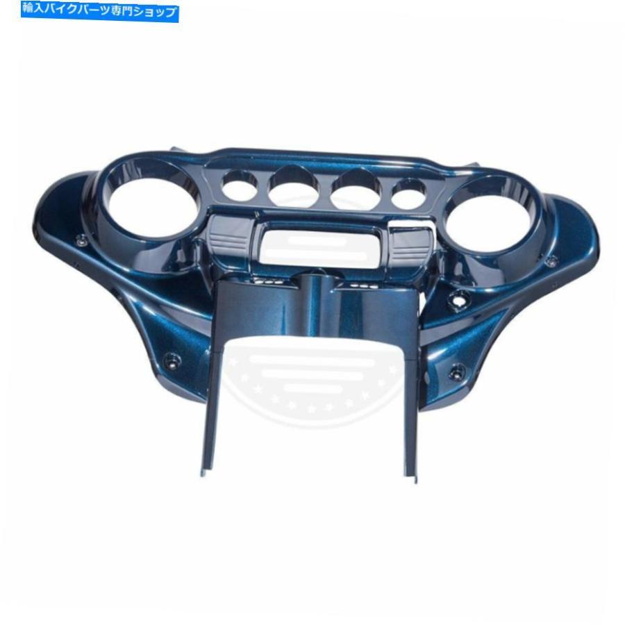 Inner Fairing ビッグブルーパールバットウィングインナースピードメーターカウルフェアリングキャップ2014-18ハーレーツーリング Big Blue Pearl Bat