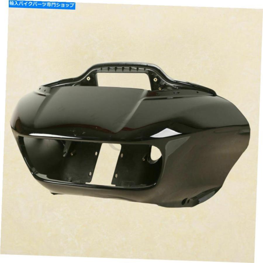 Inner Fairing ブラックインナー＆アウターフェアリングスピーカーカバーハーレーロードグライド2015-2020のためのフィット Black Inner \u0026 Outer Fair_2