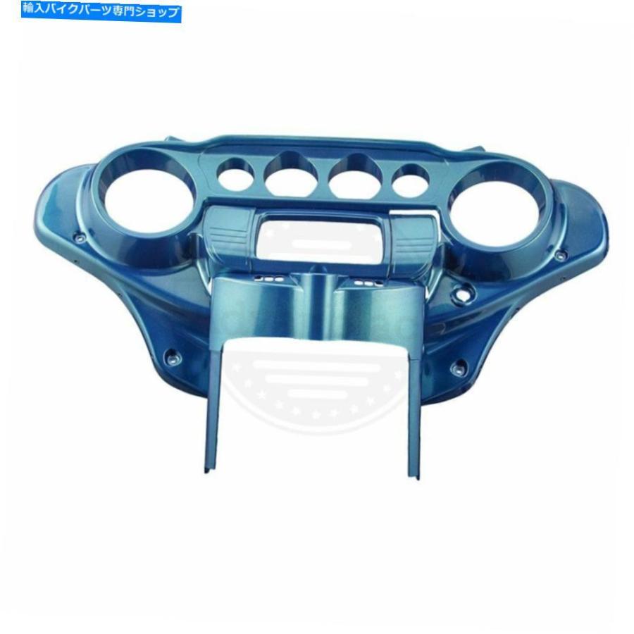 Inner Fairing デイトナブルーバットウィングインナースピードメーターフェアリングフィットハーレーストリートエレクトラ2014 + Daytona Blue Batwin