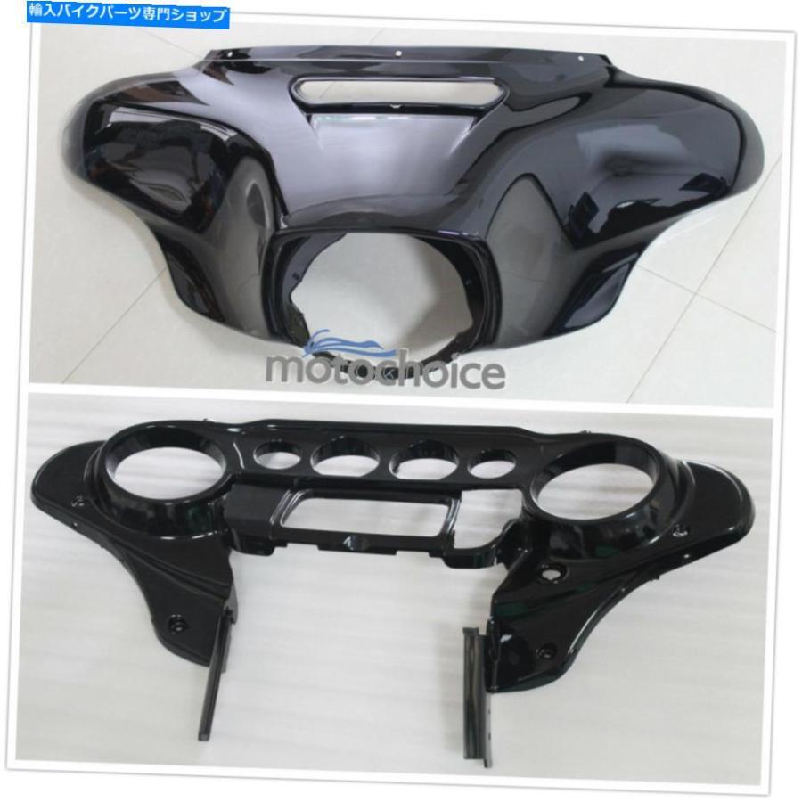 Inner Fairing ハーレーツーリングストリートエレクトラグライド14-20のためのフロントバットウィングアウターインナーフェアリング Front Batwing Ou