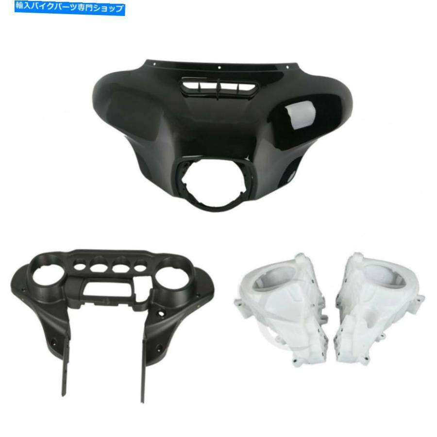 Inner Fairing インナーアウターバットウィングフェアリングスピーカーカバーはハーレーエレクトログライド14-20 19のためのフィット Inner Outer Bat