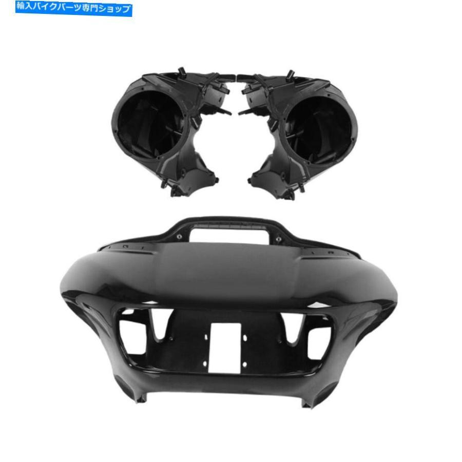 Inner Fairing 内側の外側のヘッドライトフェアリングスピーカーカバーはハーレーロードグライド15-21 20のためのフィット Inner Outer Headlight Fai