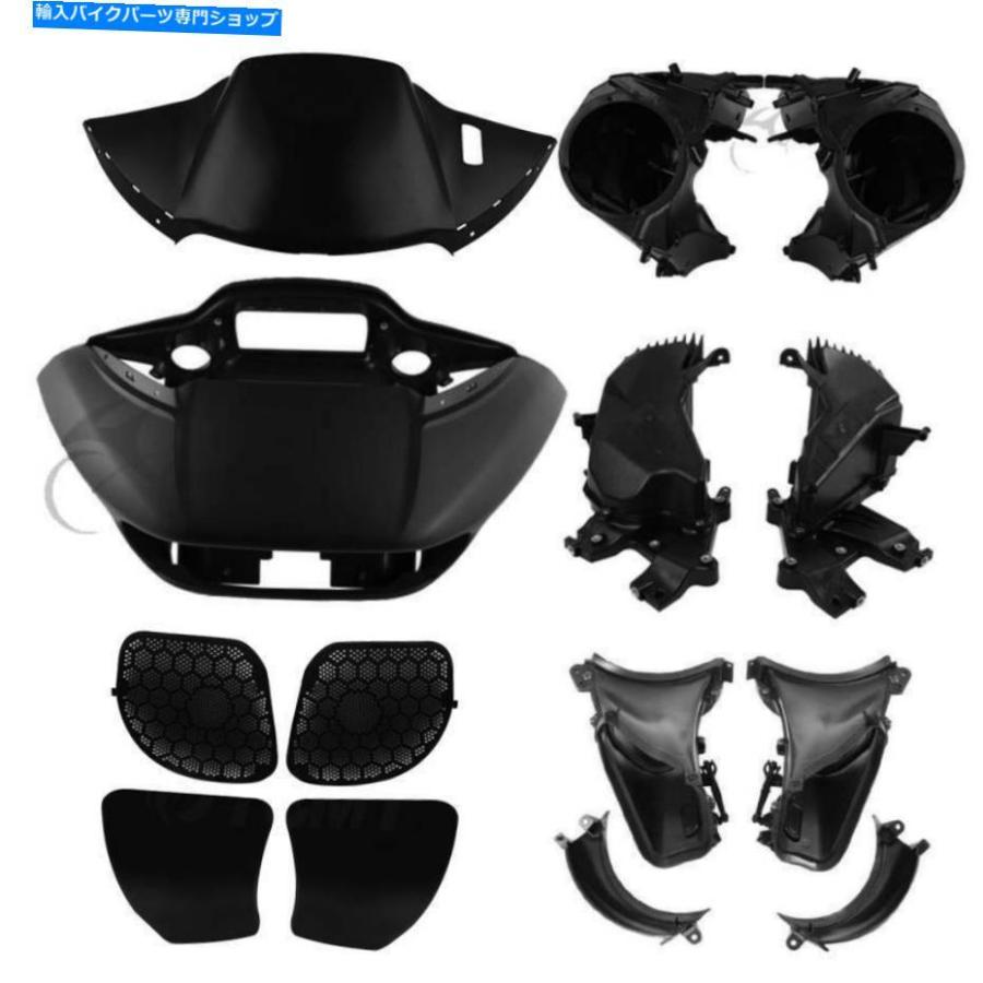Inner Fairing 肌つき＆アウターフェアリングエアダクトグローブボックスドアフィットハーレーロードグライド15-21 Inner \u0026 Outer Fairings Air Duc その他フレーム関連用品-車、バイク、自転車-バイク