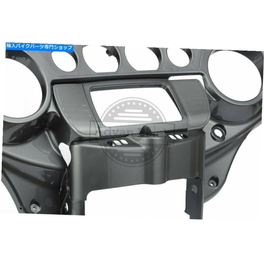 Inner Fairing チャコールパールバットウィングインナースピードメーターカウルフェアリングキャップ14-2018ハーレーツーリング Charcoal Pearl Batwi_2