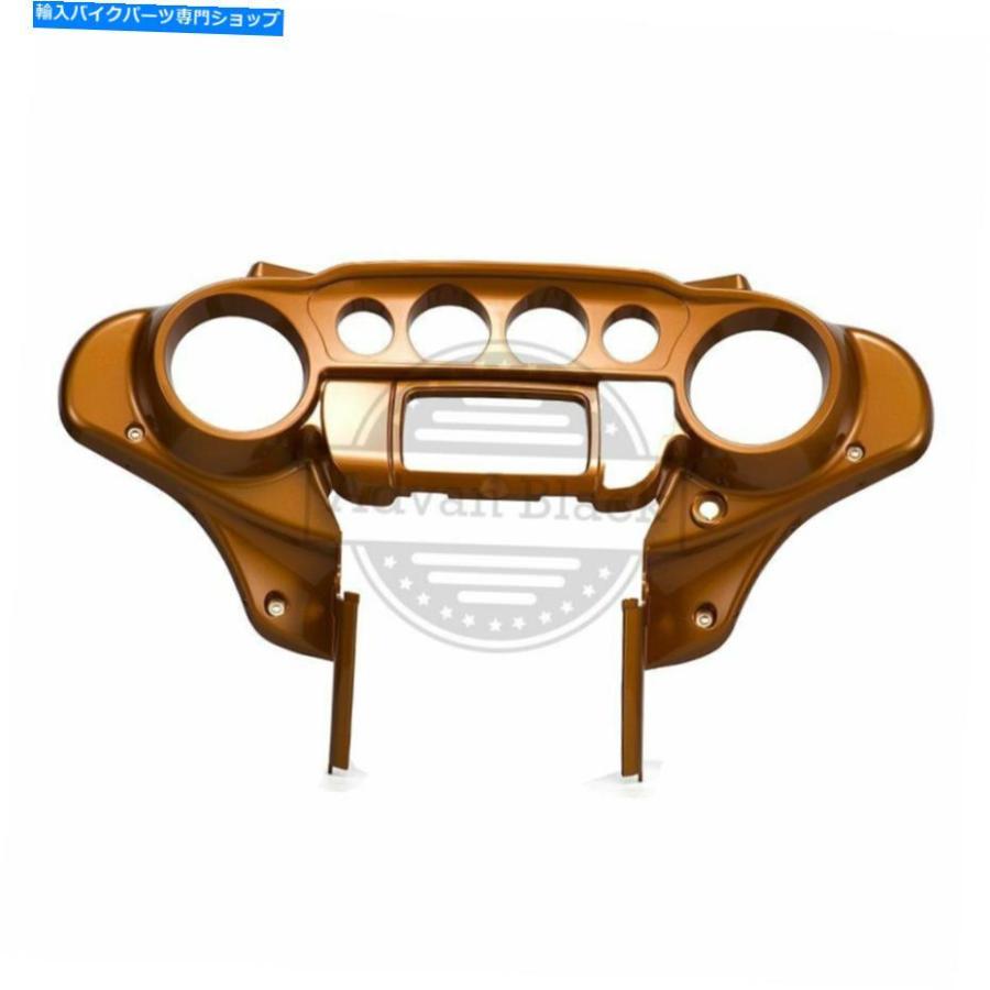 Inner Fairing アンバーウイスキーバットウィングインナースピードメーターカウルフェアリングフィット2014+ハーレーツーリング Amber Whiskey Batwin_1