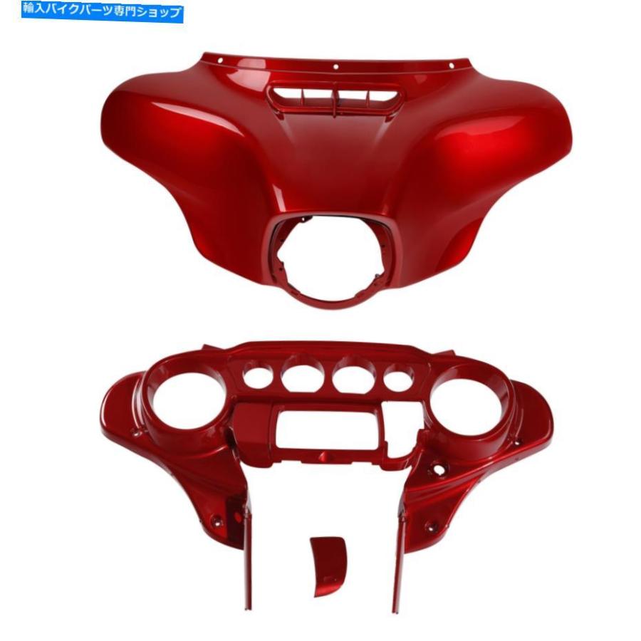 Inner Fairing ハーレーエレクトラグライド14-2021邪悪な赤のための