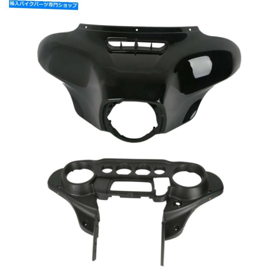 Inner Fairing 黒いこと肌つき＆アウターバットウィングフェアリングヘルリーエレクトラストリートグライド14-2020 Black Inner \u0026 Outer Batwing Fa その他フレーム関連用品-バイク-フレーム