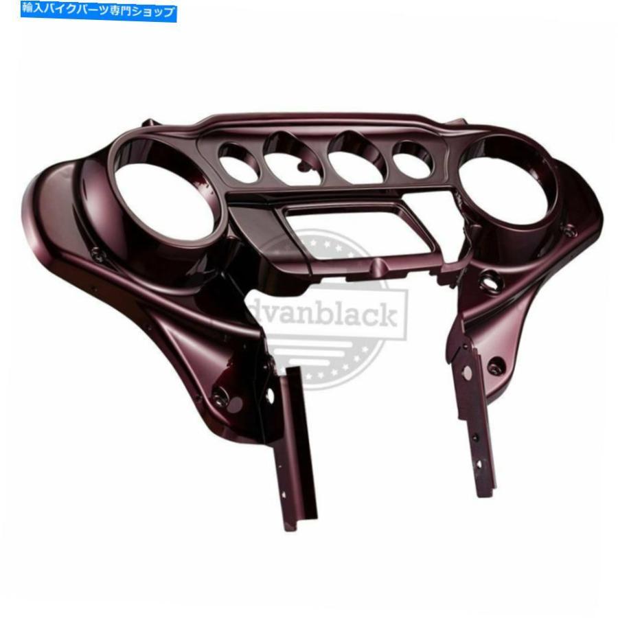 Inner Fairing 訳が分らないな真っ赤バットウィングインナースピードメーターフェアリングフィットハーレーストリートエレクトロ14-19 Mysterious Red Batwing フレーム-その他フレーム関連用品