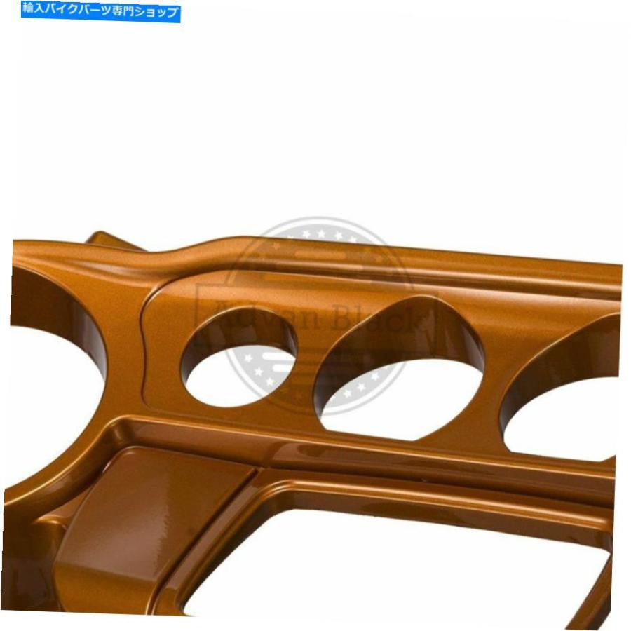 Inner Fairing アンバーウイスキーバットウィングインナースピードメーターカウルフェアリング、2014-19ハーリーツーリング Amber Whiskey Batwing In_2