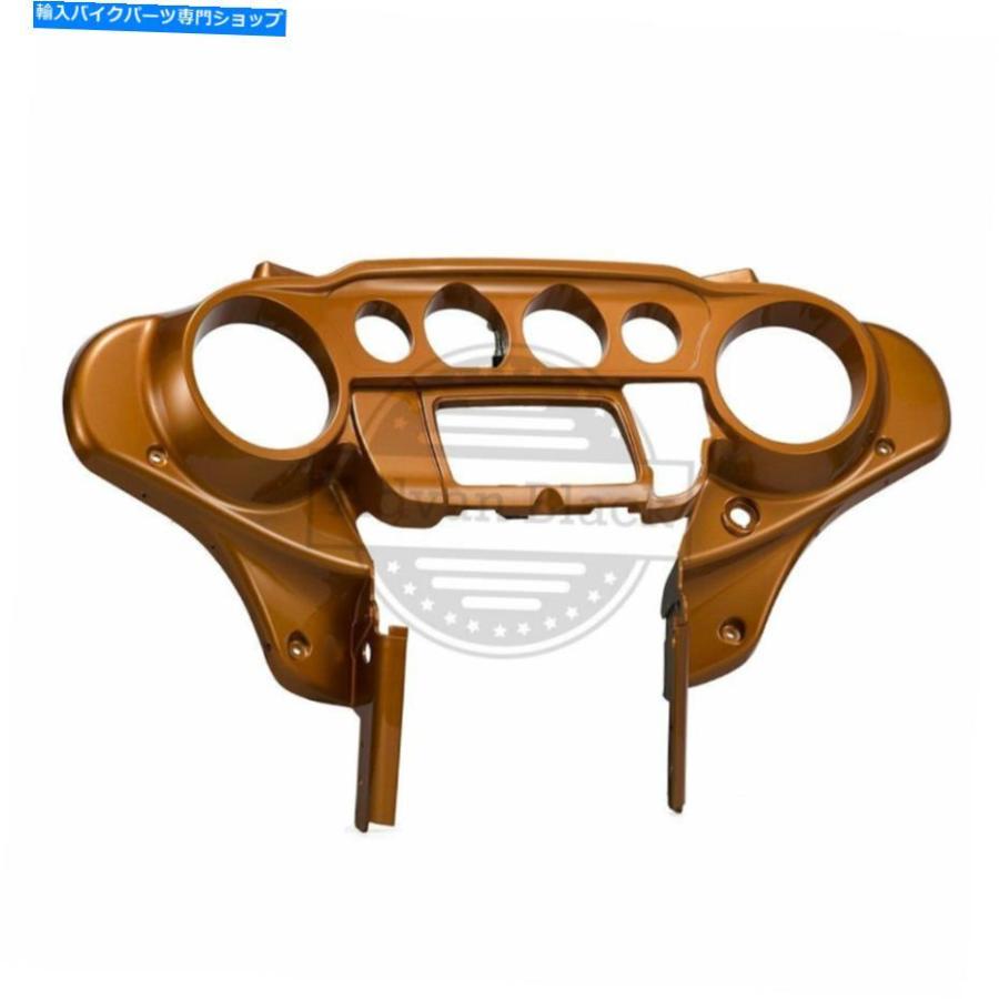 Inner Fairing ハーレーストリートエレクトロ14-20のためのアンバーウイスキーバットウィングインナースピードメーターフェアリング Amber Whiskey Ba_1