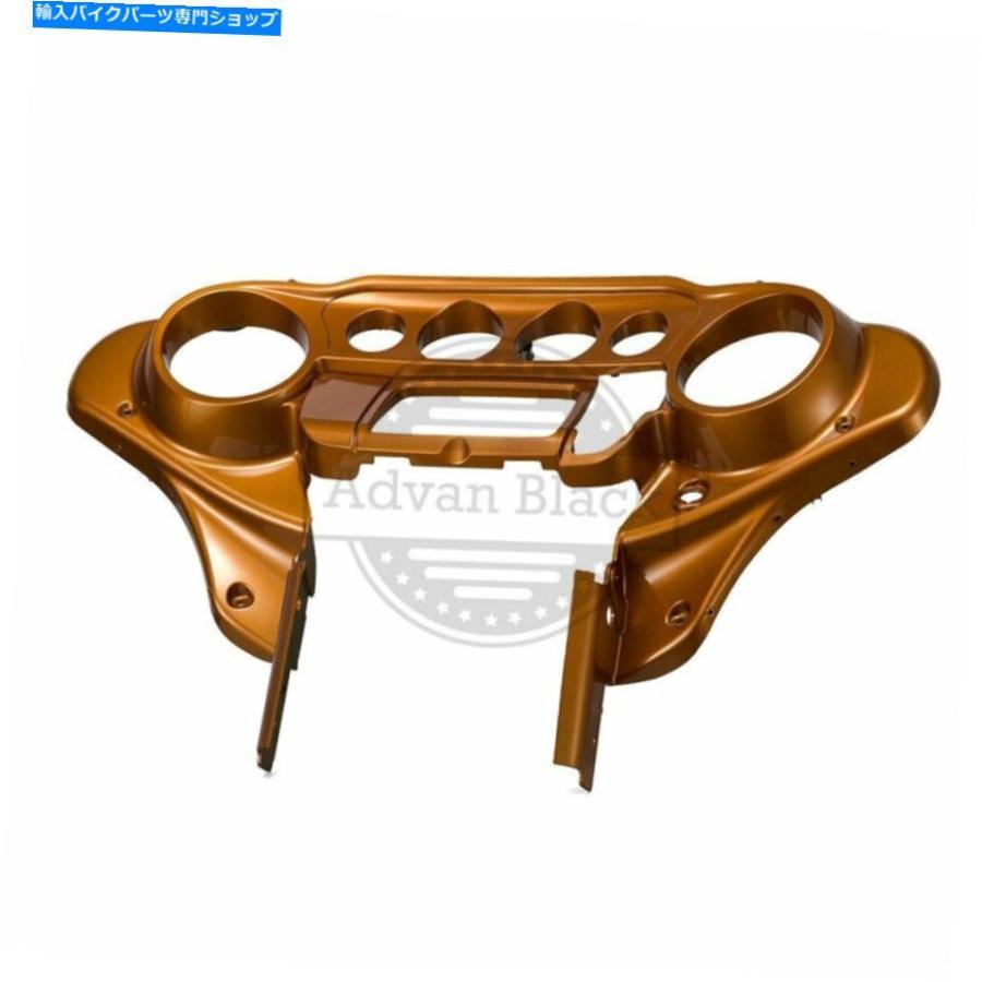 Inner Fairing ハーレーストリートエレクトロ14-20のためのアンバーウイスキーバットウィングインナースピードメーターフェアリング Amber Whiskey Ba_2