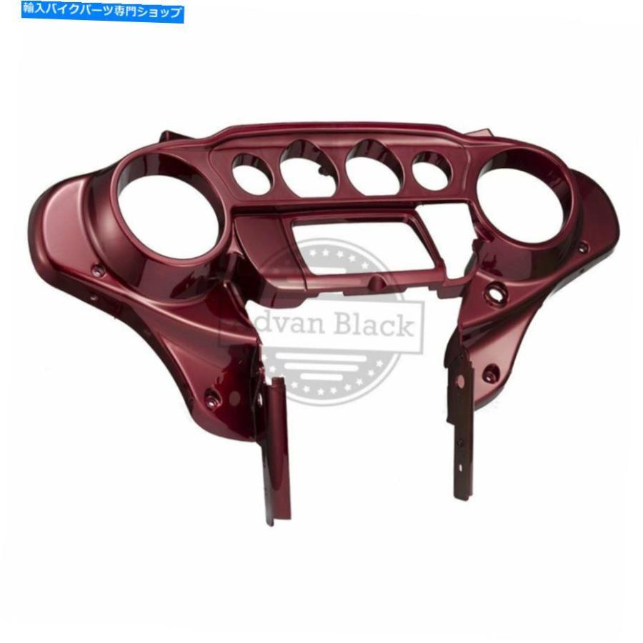Inner Fairing ベロシティレッドサングローバットウィングインナースピードメーターカウルフェアリング2014+ハーレーツーリング Velocity Red Sunglo_1