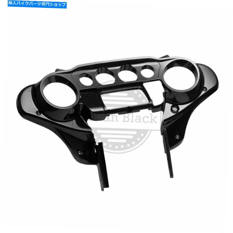 Inner Fairing バットウィングインナースピードメーターカウルフェアリングビビッドブラックハーリーHDツーリング14-2019 Batwing Inner Speedometerの画像