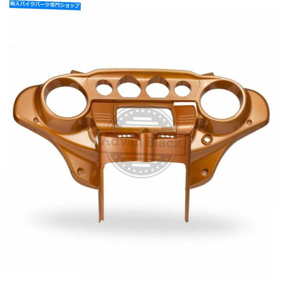 Inner Fairing Amber Whiskey Batwingインナースピードメーターカウルフェアリング14-2018ハーリーツーリング Amber Whiskey Batwing Inner Speedomet_2