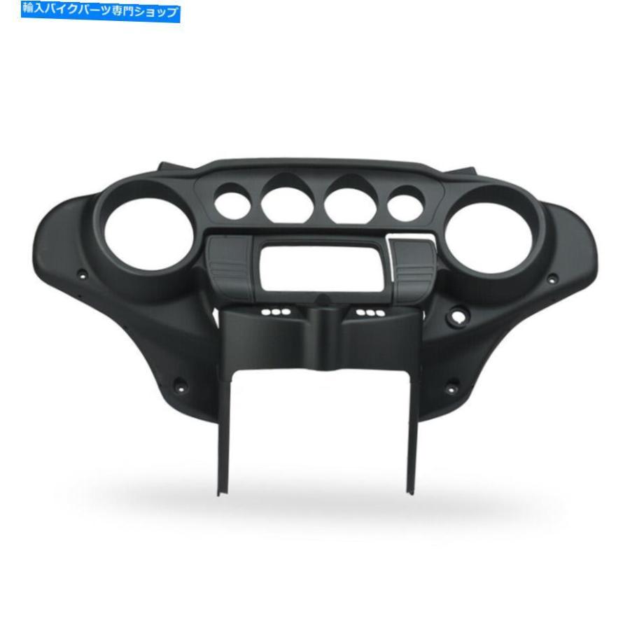 Inner Fairing ハーレーツーリング14+のためのデニムブラックバットウィングインナースピードメーターカウルフェアリングキャップ Denim Black Batwin