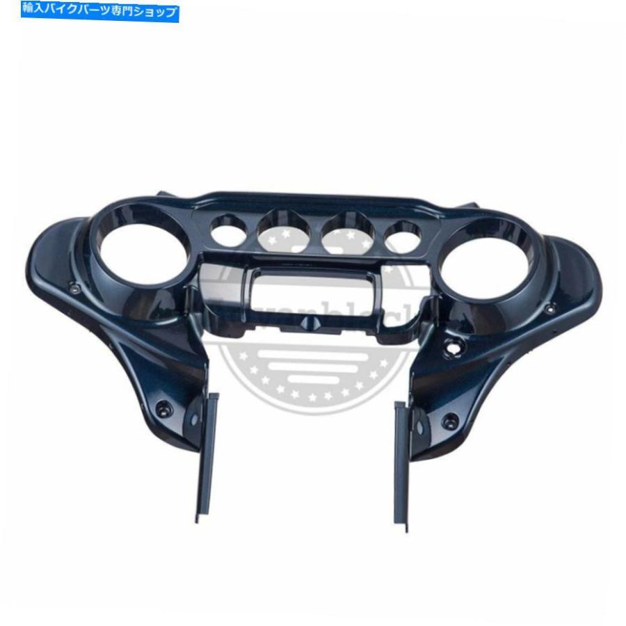 Inner Fairing 14-2018ハーレーツーリングのためのビッグブルーパールバットウィングインナースピードメーターカウルフェアリング Big Blue Pearl Bat