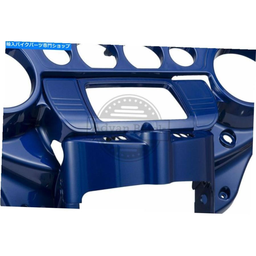 Inner Fairing スーペリアブルーバットウィングインナースピードメーターカウルフェアリングフィットハーレーツーリング14-2018 Superior Blue Batwin_1