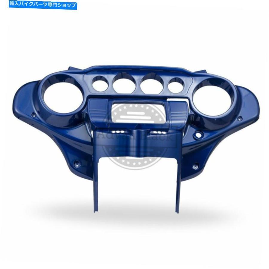 Inner Fairing スーペリアブルーバットウィングインナースピードメーターカウルフェアリングフィットハーレーツーリング14-2018 Superior Blue Batwin_2