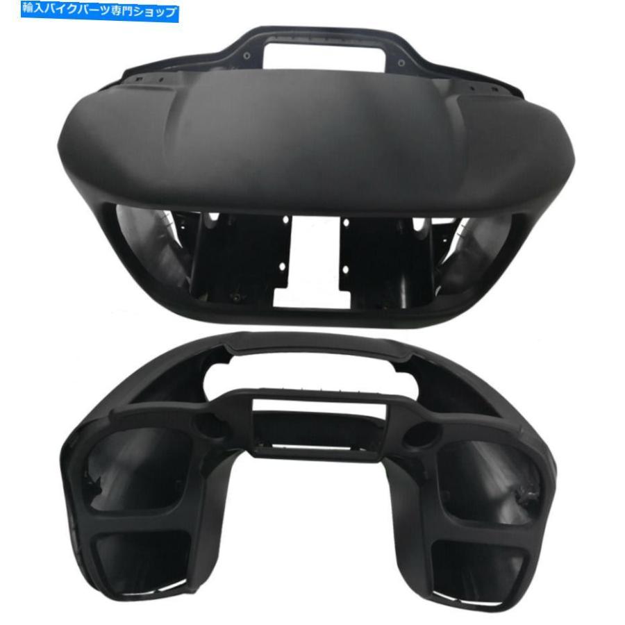 Inner Fairing マットブラックインナー+ハーレーロードグライドフロリックス2015-2019 Matte Black Inner+Outer Fairing Fit For Harley Road Glide F その他フレーム関連用品-フレーム-バイク