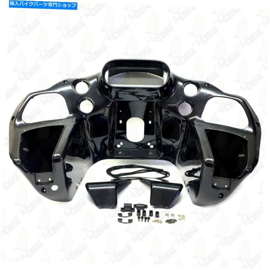 Inner Fairing ハーレーダビッドソンロードグライドFLTRカスタムCVO 98-13のための未塗装ABSインナーフェアリング Unpainted ABS Inner Fairing For H_1