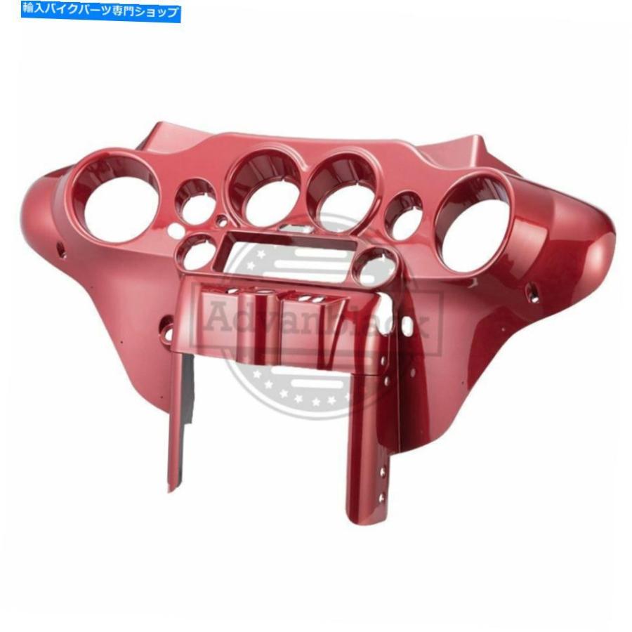 Inner Fairing Harleyの利益の真っ赤烈烈たるサングローインナーバットウィングフェアリング08-13ツーリングFLHXストリートグライド Red Hot Sunglo Inner B その他フレーム関連用品-車、バイク、自転車-バイク