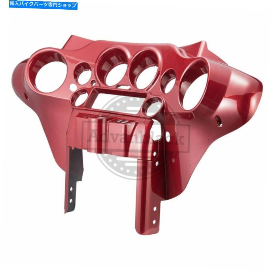 Inner Fairing Harleyの利益の真っ赤烈烈たるサングローインナーバットウィングフェアリング08-13ツーリングFLHXストリートグライド Red Hot Sunglo Inner B その他フレーム関連用品-車、バイク、自転車-バイク