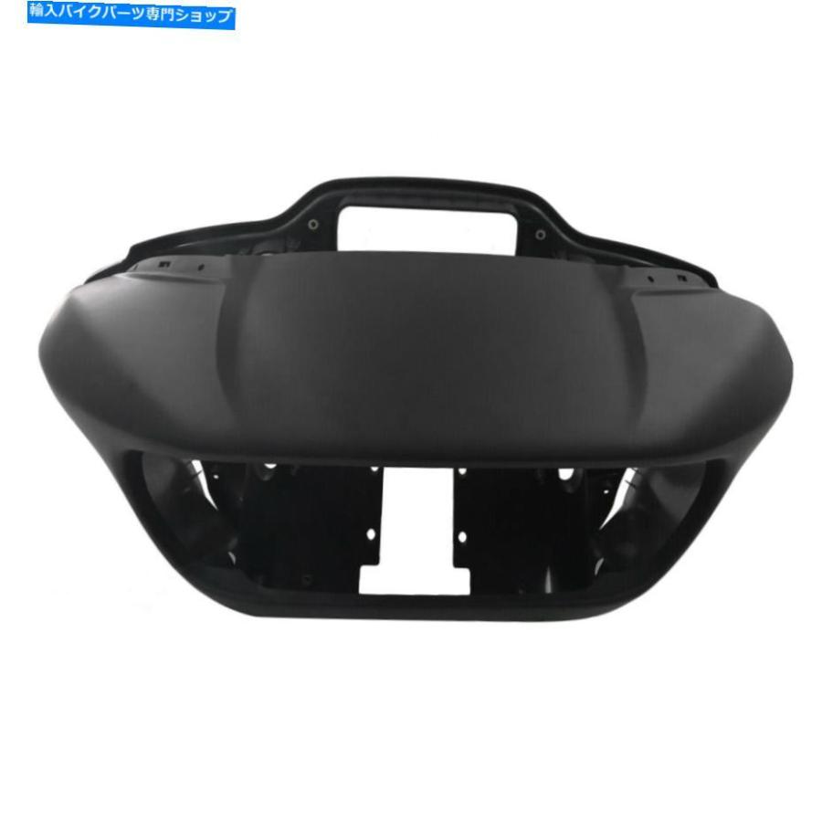 Inner Fairing ハーレーロードグライド15-19のためのマットブラックフロントインナー外側ヘッドライトフェアリングカウル Matte Black Front Inner Ouの画像