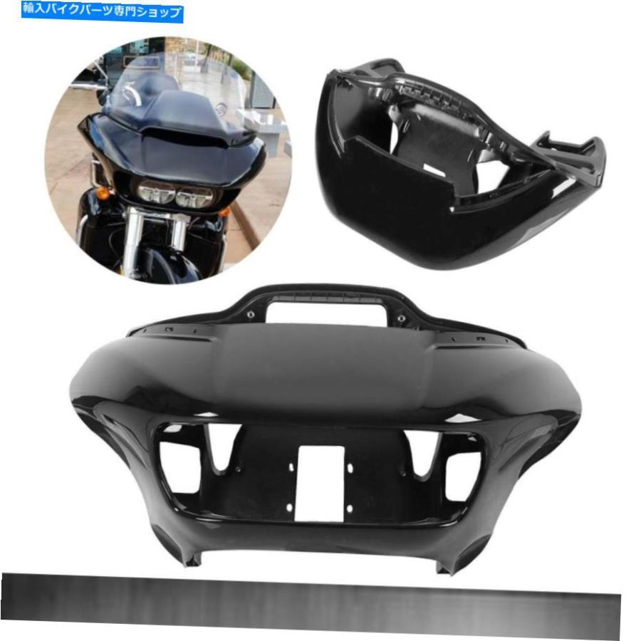 Inner Fairing Harley Davidson Road Glide Fltrx 2015-Up 2019のためのブラックABSのインナーの外観 Black ABS Inner Outer Fairing For Harley Daviの画像