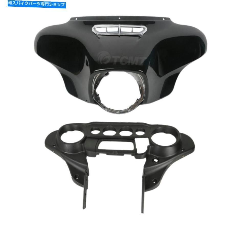 Inner Fairing ハーレーツーリングエレクトラグライド14-18のためのABS前部バットウィングインナーアウターフェアリングフィット ABS Front Batwing Iの画像