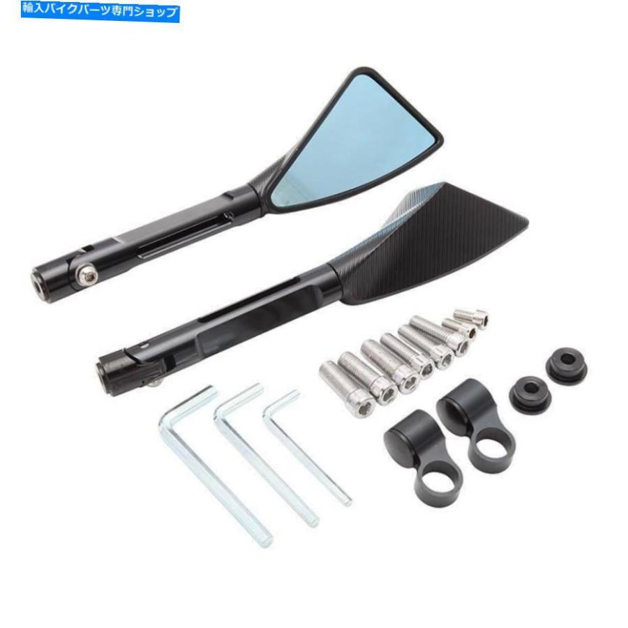 Mirror 川崎Z650 Z750 Z900 Z1000用ブラックオートバイ背面図 Mirror 川崎Z650 Z750 Z900 Z1000用ブラックオートバイ背面図