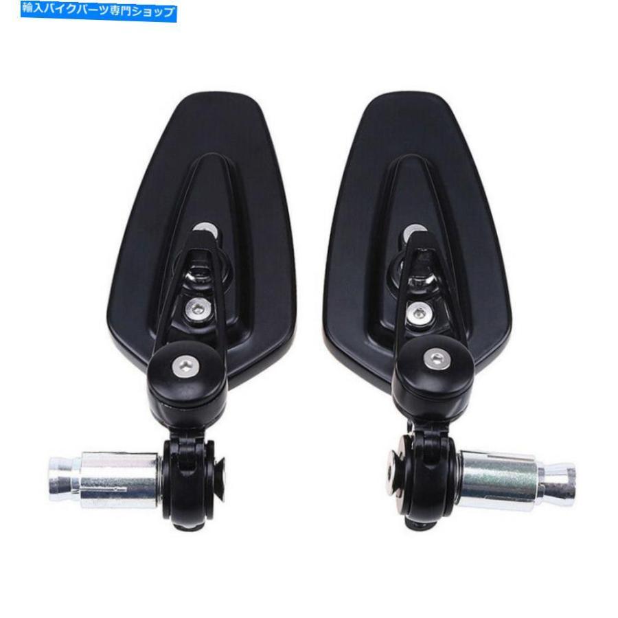 Mirror 1995-2021 Honda CBR600RR CBR1000RR CBR500Rのペアブラック