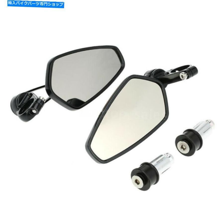 Mirror 1995-2021 Honda CBR600RR CBR1000RR CBR500Rのペアブラック