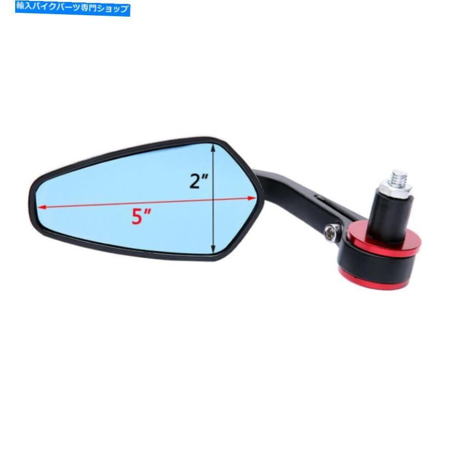 Mirror 2倍のオートバイ7/8 "バーエンドミラーがホンダCBR600RR CBR1000RR GROM MXS125 2X