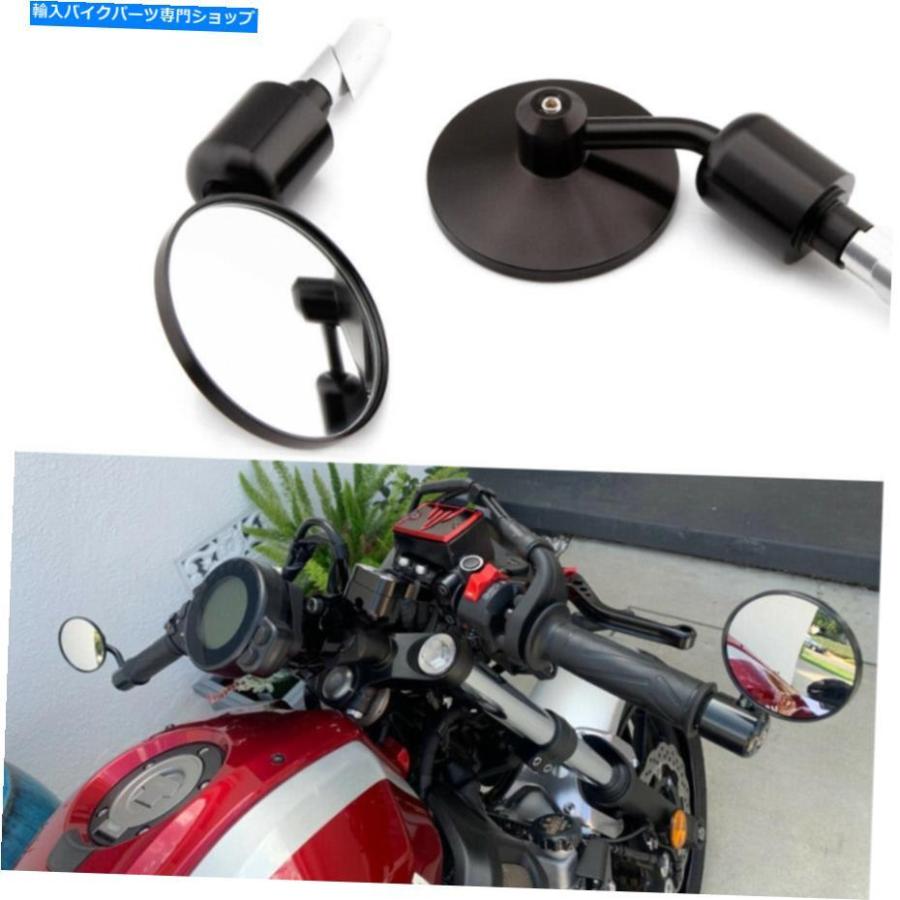 Mirror オートバイ7/8 "ドゥカティモンスター400 696 900カフェレーサー用ハンドルバーエンドミラー Motorcycle 7/8" Handle Bar End Mirrors For Duc｜reright-store｜02