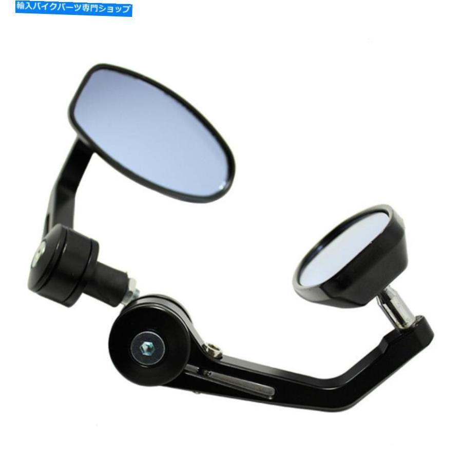 Mirror オートバイCNCブラック7/8 