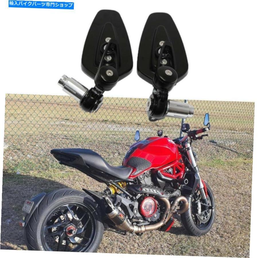 Mirror Ducati Monster 1200 797 696 620 7/8 ''バーエンド Mirror Ducati Monster 1200 797 696 620 7/8 ''バーエンド
