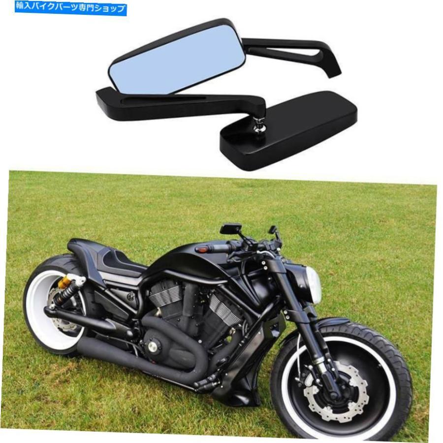 Mirror ハーレーナイトロッドスポーツスター883 1200 XL1200N XL1200C用ブラックオートバイミラー Black Motorcycle Mirrors For Harley Night Rod Sp｜reright-store