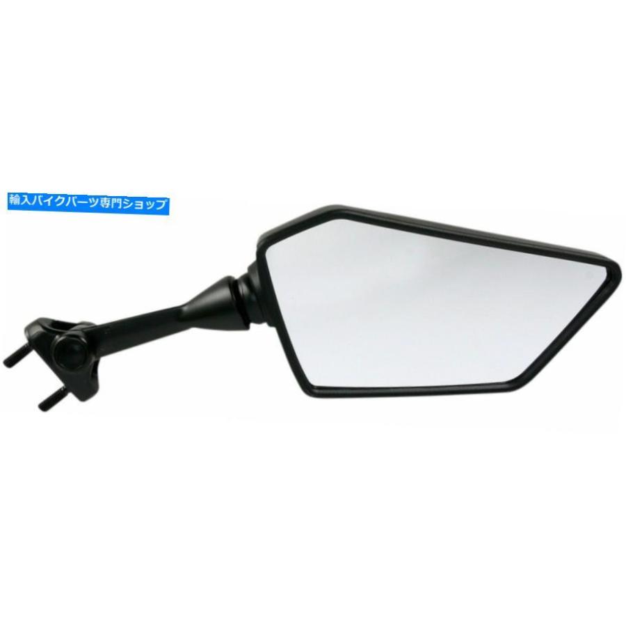 Mirror 右ミラー交換 - ブラックエミゴ20-43091 08-11 EX250R Right