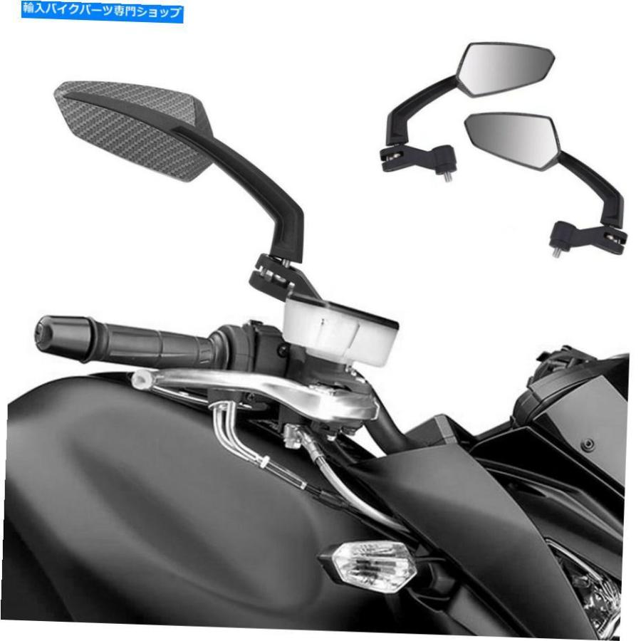 Mirror Surepromiseユニバーサルオートバイスクーターリアビューサイドミラー10mm 8mmバイク... SurePromise Universal Motorcycle Scooter Rear Viewの画像