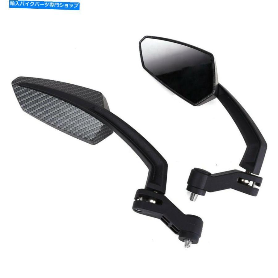 Mirror Surepromiseユニバーサルオートバイスクーターリアビューサイドミラー10mm 8mmバイク... SurePromise Universal Motorcycle Scooter Rear Viewの画像