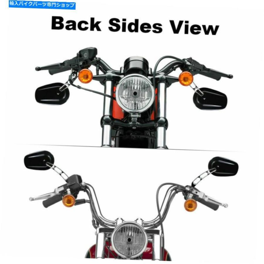 Mirror ハーレーダビッドソンダイナローライダーFXDLオートバイサイド